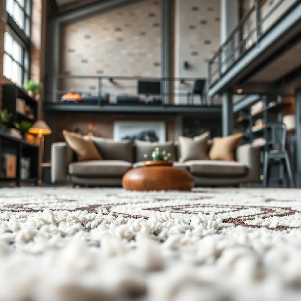 Dywan do salonu loft – jak wybrać idealny?