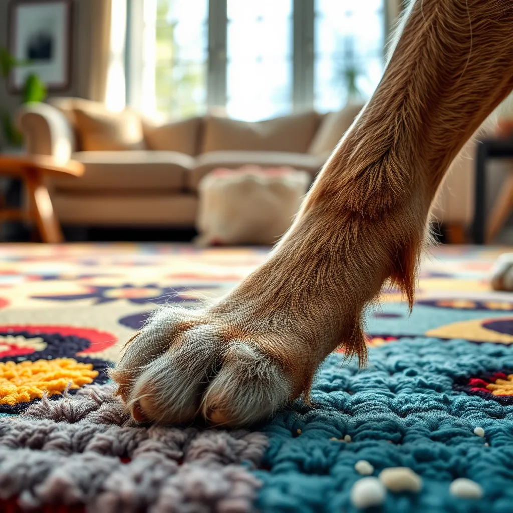 Dlaczego pies drapie dywan – przyczyny i rozwiązania