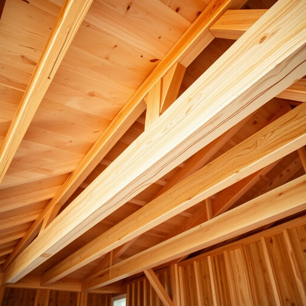 Jakie belki wybrać na strop drewniany o długości 7m?