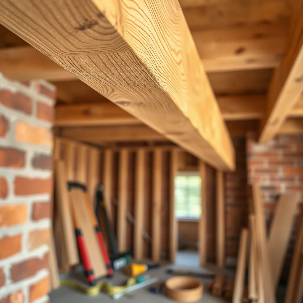 Strop drewniany na murze – jak to zrobić?