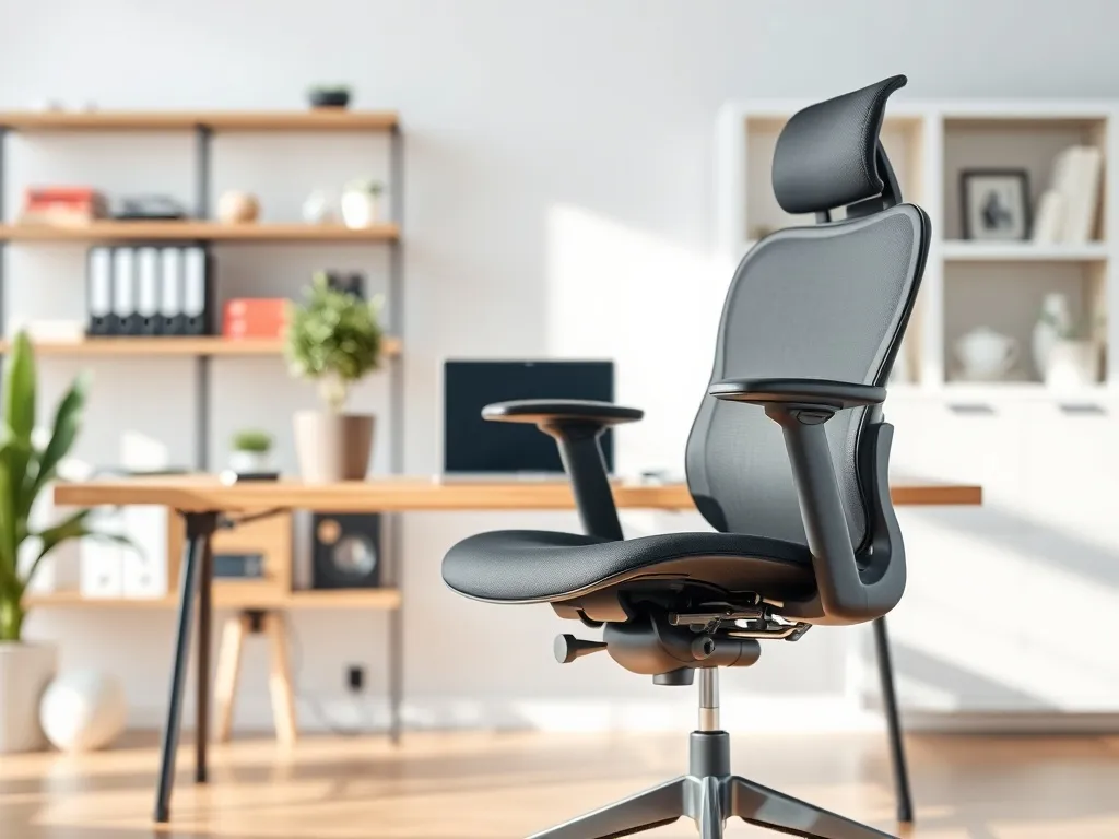 Ergonomiczny fotel biurowy jako element profesjonalnego stanowiska pracy