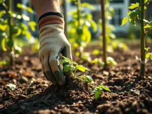 Lśniąca drewniana podłoga z zestawem do czyszczenia w słonecznym salonie, podkreślająca efekt czystości i blasku parkietu.